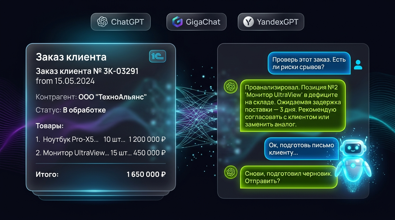 ИИ-помощник в 1С